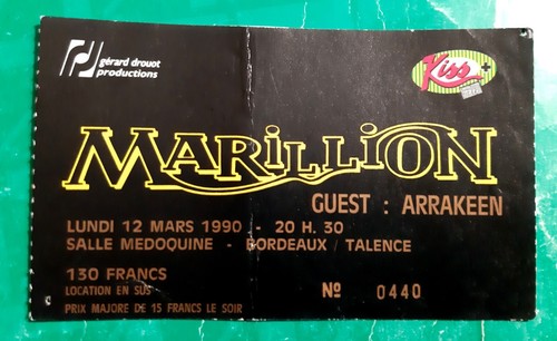 Ticket billet used place - ticket,