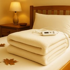 Coprimaterasso termico SCALDA SOGNI peluche coperta elettrica