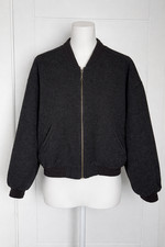 Bomber burtons grigio scuro - grigio,