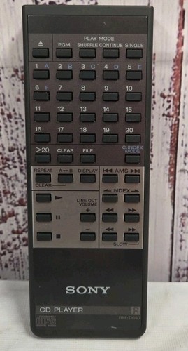 Sony d650 telecomando - rm-d650,