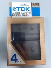 Audio cassette library box x 4 pz AP-B4 TDK