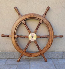 STOCK TIMONE LEGNO MASSELLO ø 75 ARREDO MARINO CASA VACANZE VETRINA CLUB NAUTICO