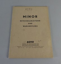 Manuale D'uso Aero Minor Del 1947 Tedesco | Inglese