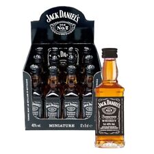 12pz Jack Daniel's whisky bottiglie mignon espositore 40%vol. 5cl