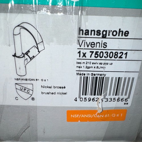 Hansgrohe 75030001 vivenis - hansgrohe,