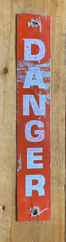 Insegna vintage alluminio