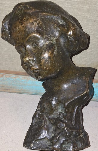 Scultura bronzo antica - scultura, in
