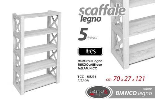 Libreria scaffale salvaspazio - libreria,