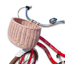Cestino bicicletta in vimini