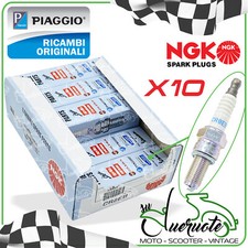 CANDELA NGK CR8EB KIT ACCENSIONE CONFEZIONE DA 10 PASSO LUNGO MOTO SCOOTER QUAD
