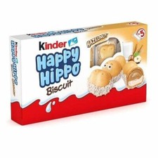 Kinder Happy Hippo Biscuits latte e nocciola custodia da 50 pezzi
