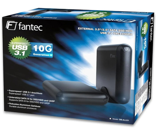 Fantec box alu31 case - box,