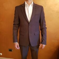 Abito PIAZZA ITALIA Vestito completo Uomo Taglia 46 Slim Fit