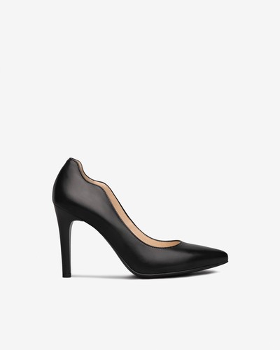 Black heels giardini - black, new