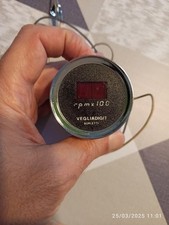 Contagiri Elettronico Veglia Borletti Anni 80 Diametro 52 Mm