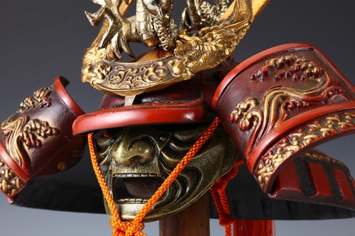 Elmetto kabuto samurai - samurai, vintage