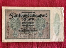 Germania BANCONOTA 500.000 Mark 1923 - pick#88 Reichbanknote 