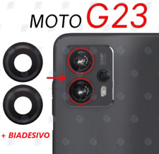 VETRO RICAMBIO VETRINO LENTE FOTOCAMERA POSTERIORE MOTOROLA MOTO G23 + BIADESIVO