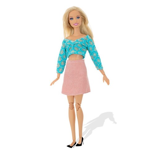 Set vestiti bambola moda blu
