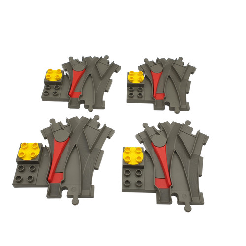 Lego treno duplo grigio - duplo, 4