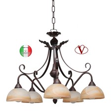 Lampadario sospensione 5 luci