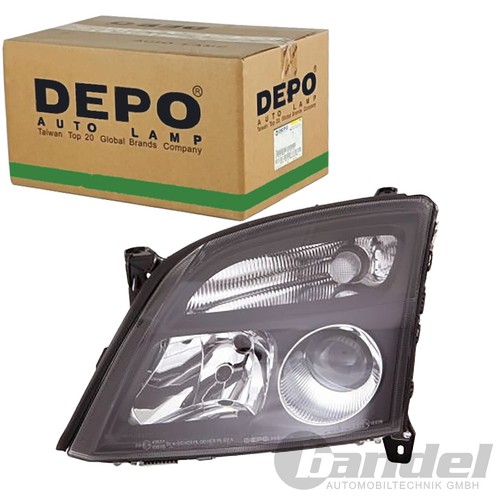 Depo fari destro nero con - depo,