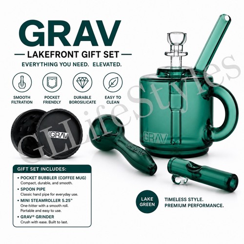 Grav morning lakeside - lakeside, set