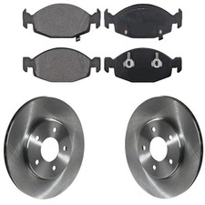 KIT PASTIGLIE E DISCHI ANTERIORI COMPATIBILE PER JEEP GRAND CHEROKEE II (WJ,WG)