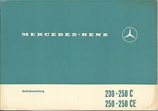 MERCEDES W 114/8 Coupe Manuale