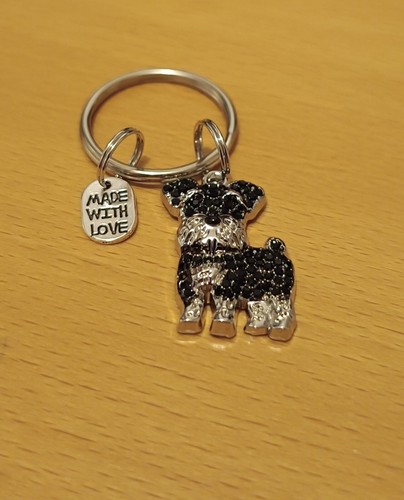Adorable sparkly dog keyring - adorable,