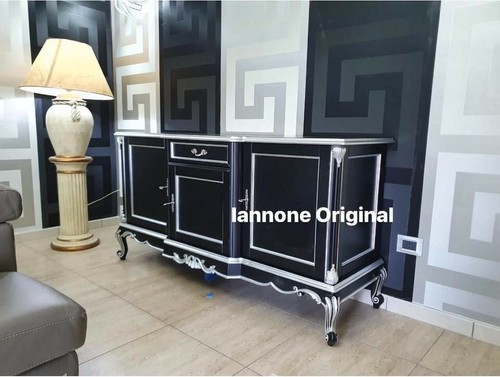 Credenza classica nero e - nero,