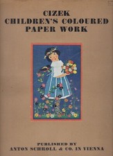 "Children's coloured paper work" Franz Cizek