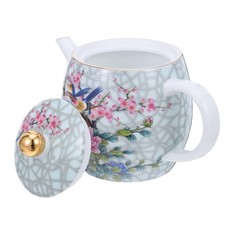 1 teiera delicata, bollitore per tè portatile, tazza da tè ( assortiti)