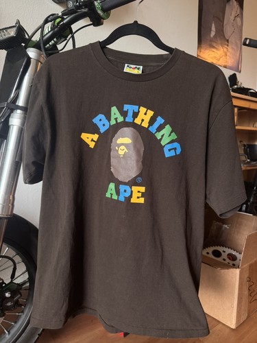 Shirt uomo bape marrone - uomo,
