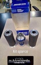 KIT 3 PEZZI SPARCO POMELLO+IMPUGNATURE LEVE FRENO A MANO 03752NRNR SPARCO