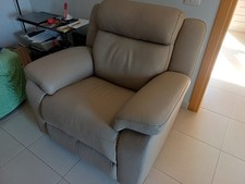 Poltrona pelle reclinabile - pelle,