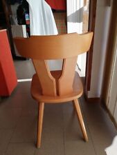 Sedie legno ditta PLANK in ottimo stato colore neutro alt.80 larg40  40,00 l una