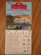 LOCANDINA XXXIII RALLYE (Rally) ELBA STORICO settembre 2021 