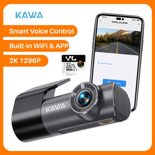Dashcam auto videocamera - auto, 2k