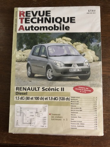 Revue technique renault scenic - revue,