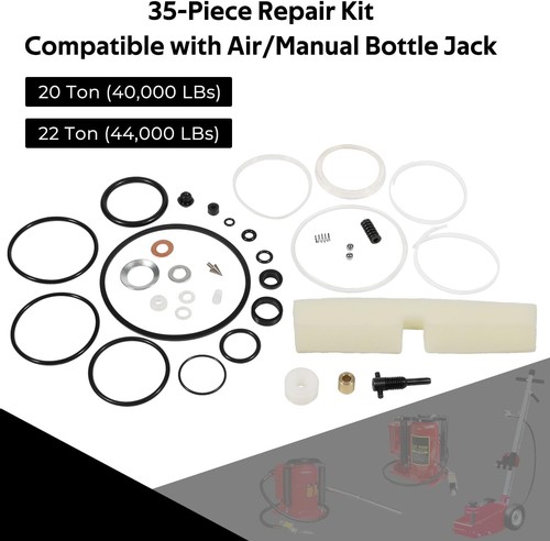 Ton air bottle jack - or,