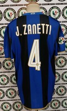J.ZANETTI INTER 2008/2009 SHIRT MAGLIA CALCIO FOOTBALL SOCCER CAMISETA MAILLOT