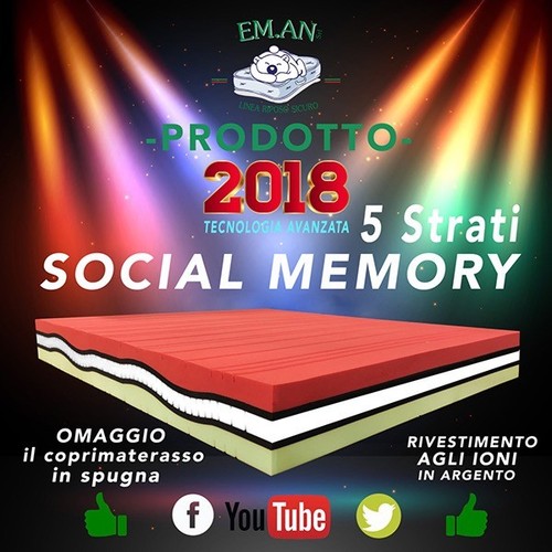 Materasso memory 160x190 - materasso,