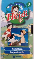 HEIDI - 3 LA LETTERA - LA PASTORELLA - VIDEOCASSETTA VHS FABBRI