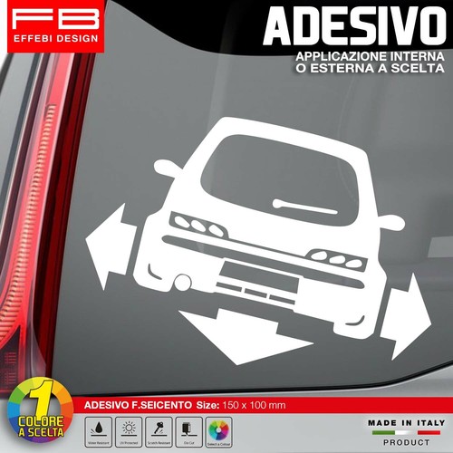 Adesivi stickers fiat 600 - fiat,