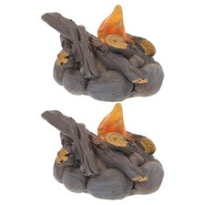 2 Pcs Falso Falò Fuoco Finto