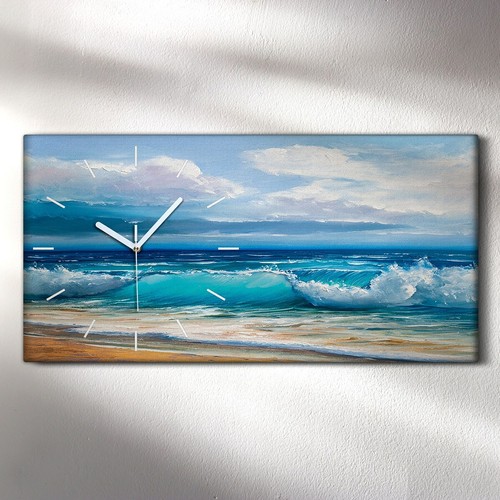 Horloge murale sur - , toile