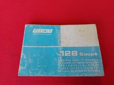 CATALOGO LIBRETTO PARTI DI RICAMBIO FIAT 128 COUPE'