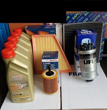 KIT TAGLIANDO 4 FILTRI BOSCH 5LT CASTROL 5W30 VW POLO 9N 1.4TDI DAL 2001 AL 2004