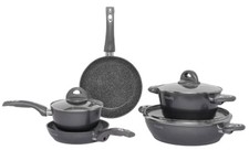 Aeternum batteria di pentole 8 pezzi Petragres Ecosolution Full Induction Rotex